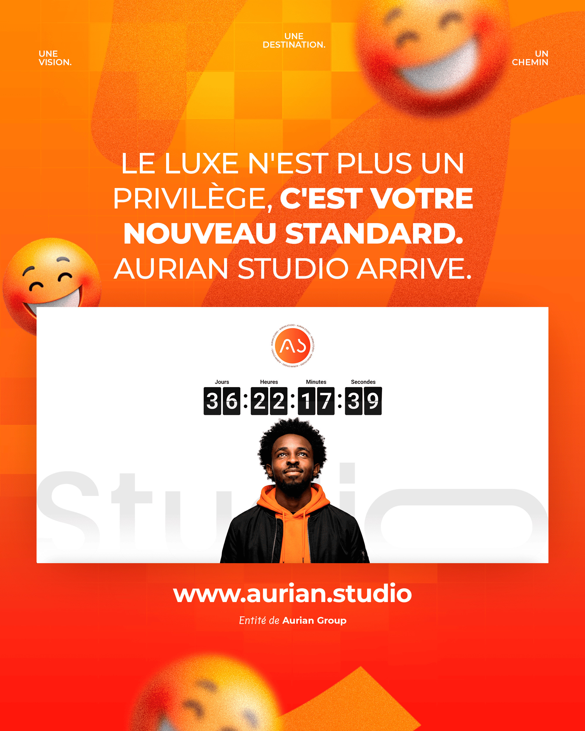 Aperçu template Aurian Studio